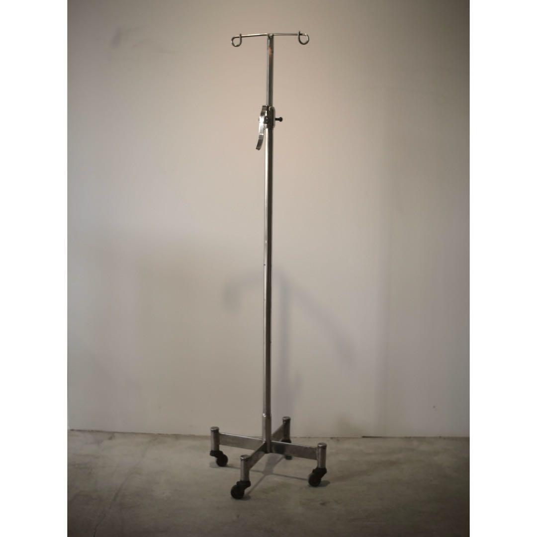 点滴台　ハンガーラック　病院　醫院　古道具　古家具　アンティーク　昭和レトロ