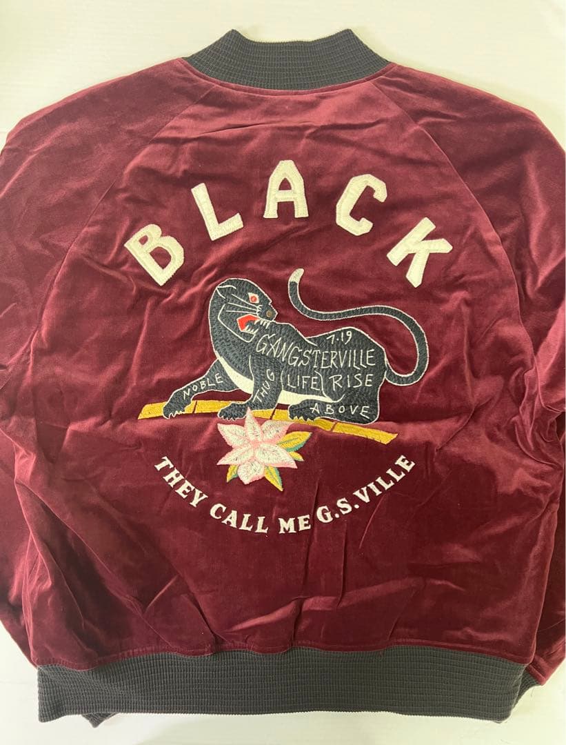 GANGSTERVILLE ギャングスタービル リバーシブルスカジャン Mサイズ