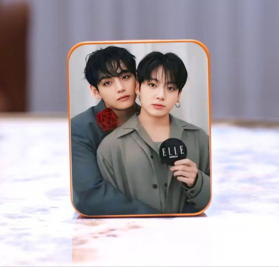 ジョングク　グク　テヒョン　テテ グテ　ティンケース　7.5×9.3×2.5cm