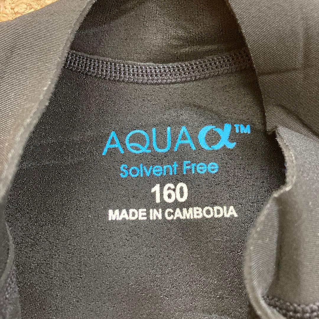 【未使用】FELLOW タッパー サイズ160 KIDS 子供 キッズ 黒　海