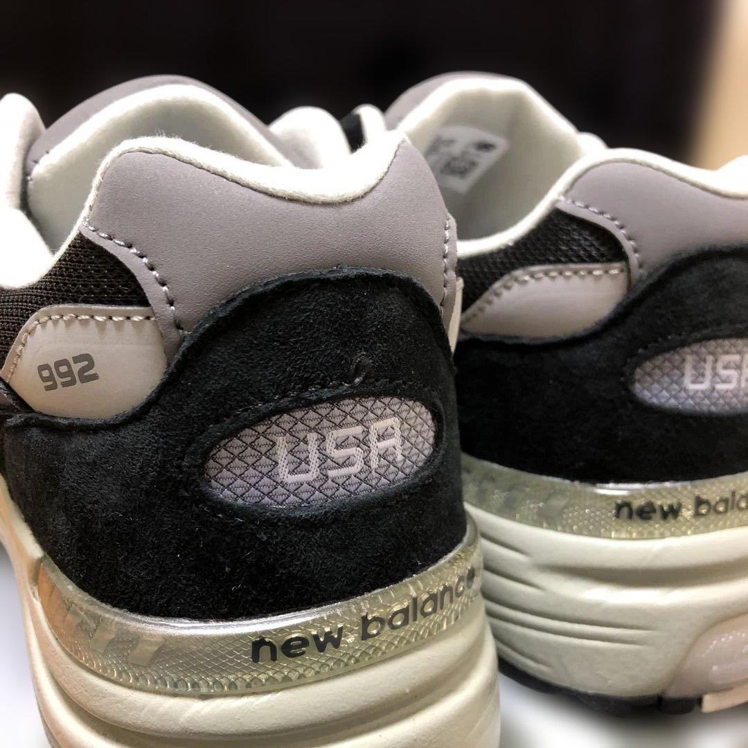 スニーカー　NB　992　ブラック　26.5