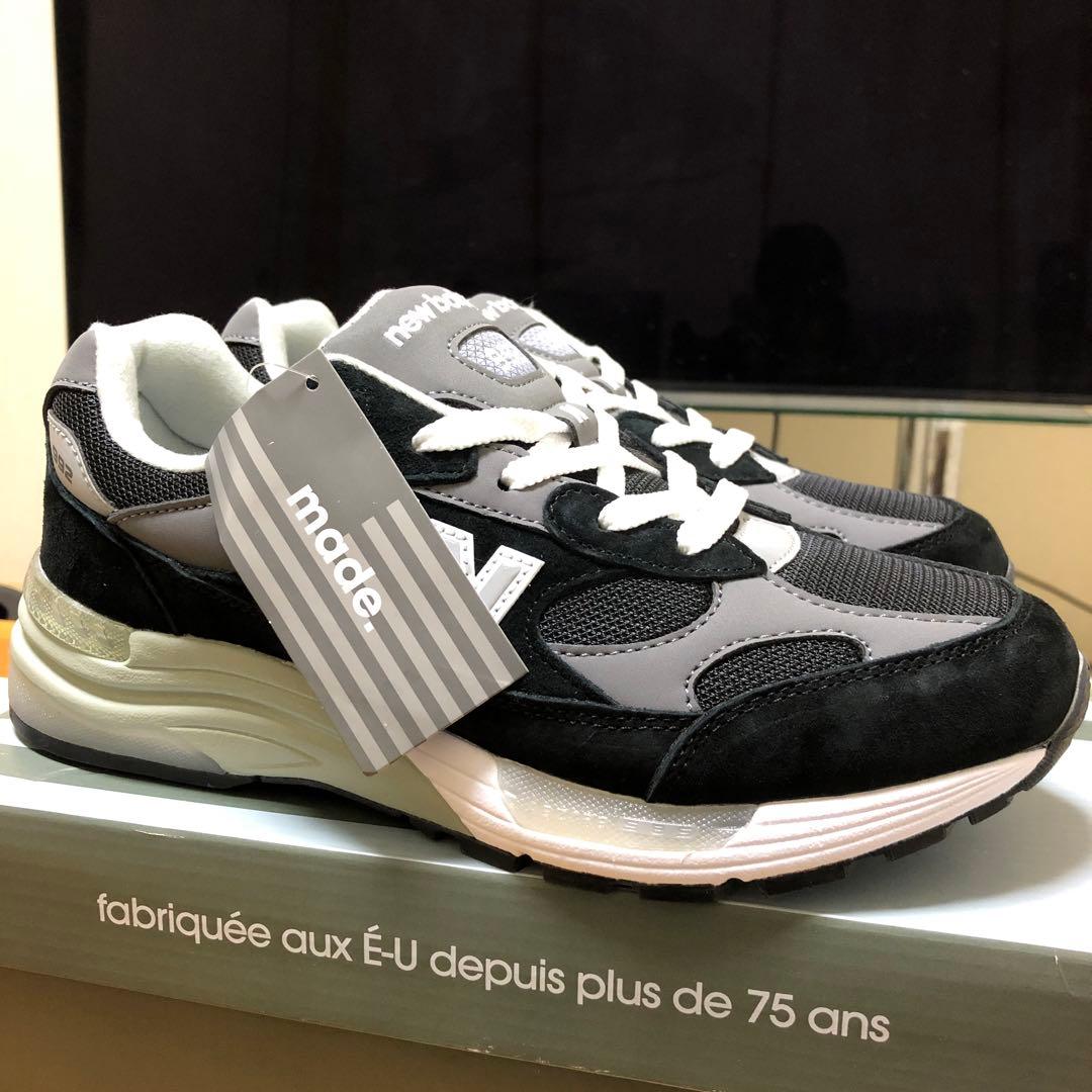 スニーカー　NB　992　ブラック　26.5