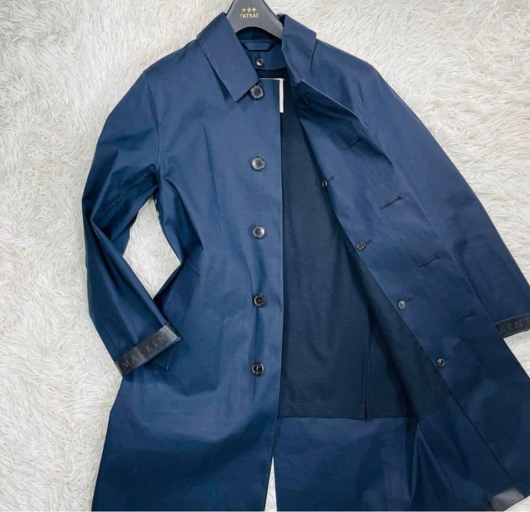 マッキントッシュ ダンケルド ステンカラー ライナー M相当 ネイビー