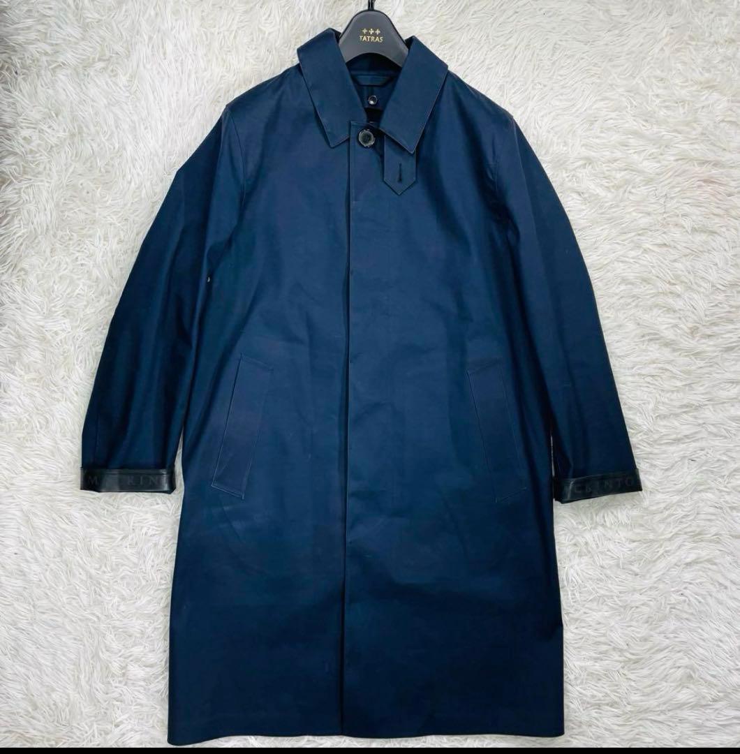 マッキントッシュ ダンケルド ステンカラー ライナー M相当 ネイビー