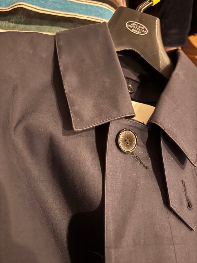 マッキントッシュ ダンケルド ステンカラー ライナー M相当 ネイビー