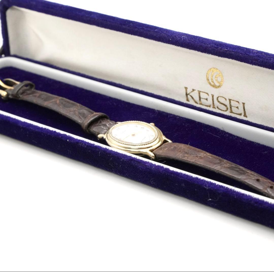 【新品電池•回路検査済】SEIKO エクセリーヌ 時計　ゴールド　シェル盤