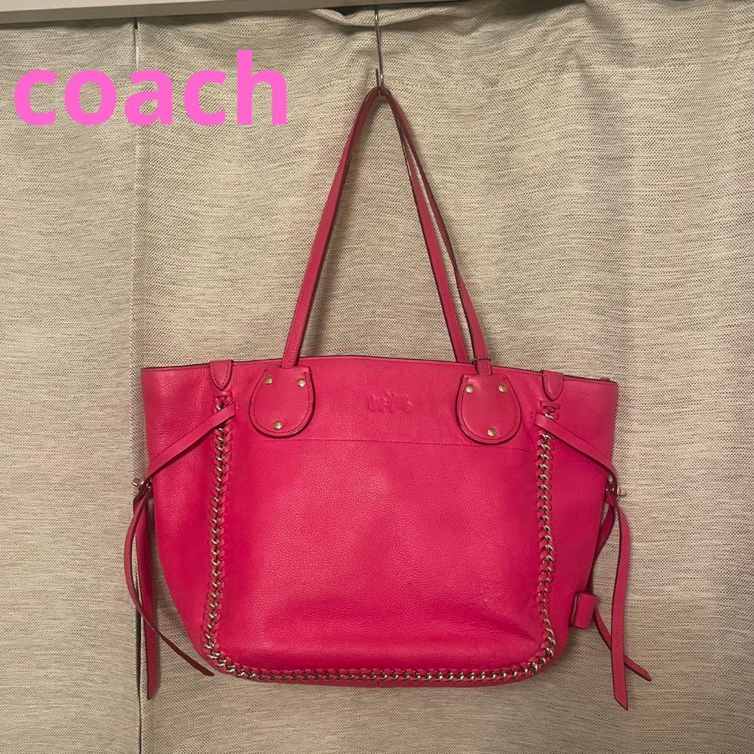 COACH テイタム トート ウィップラッシュ コーチ　トートバック　ピンク