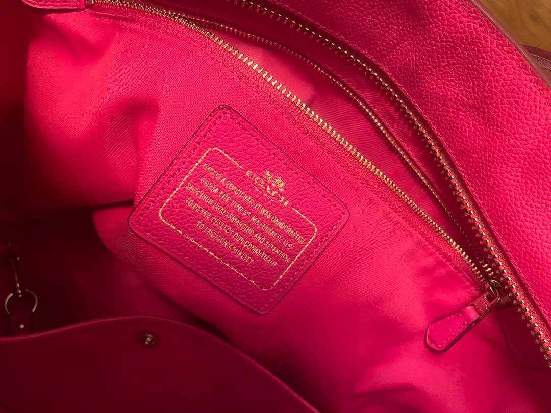 COACH テイタム トート ウィップラッシュ コーチ　トートバック　ピンク