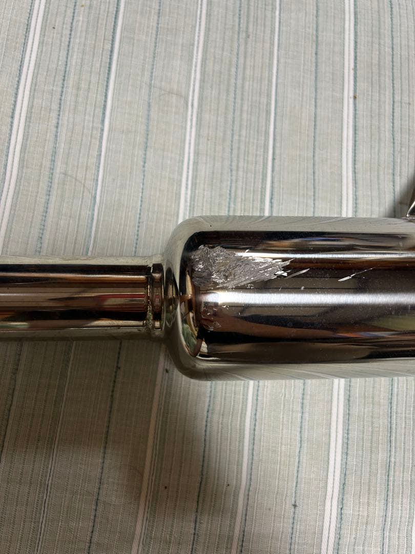 ブラウンストライプシート 取り付け金具付き