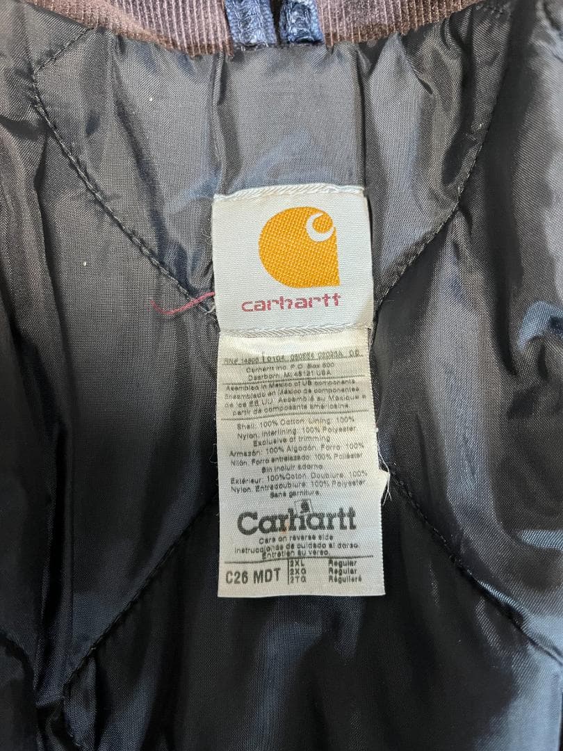 【良品】Carhartt ネイビー トラディショナルジャケット 3L