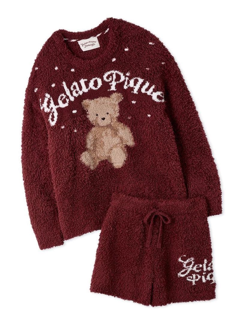 ジェラートスノーベアジャガードプルオーバー＆ショートパンツ