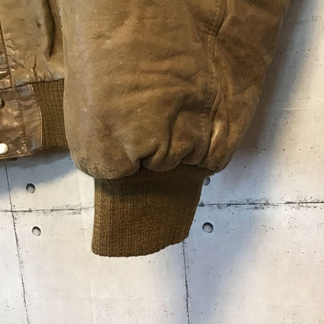 ＜1点物＞　８０ｓ　ヴィンテージ　A-2　XL　フライトジャケット　ステンシル