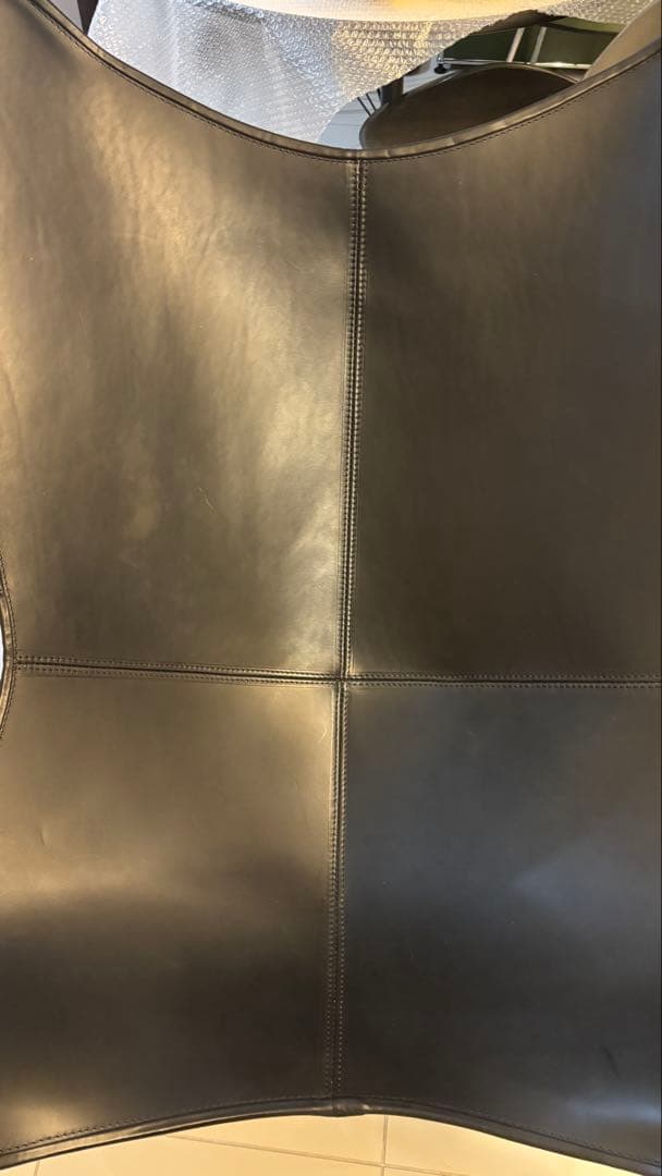 bkf バタフライチェア 黒 レザー