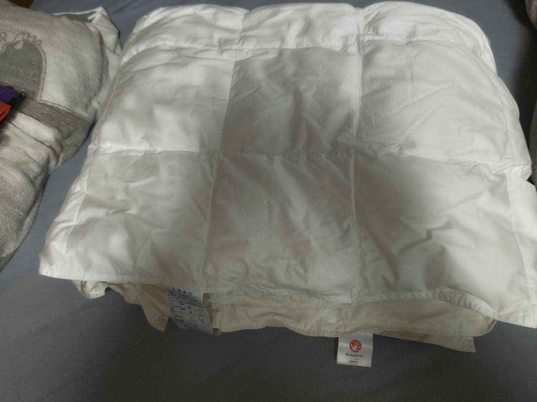 昭和西川 羽毛肌掛け ハンガリーホワイトダック93