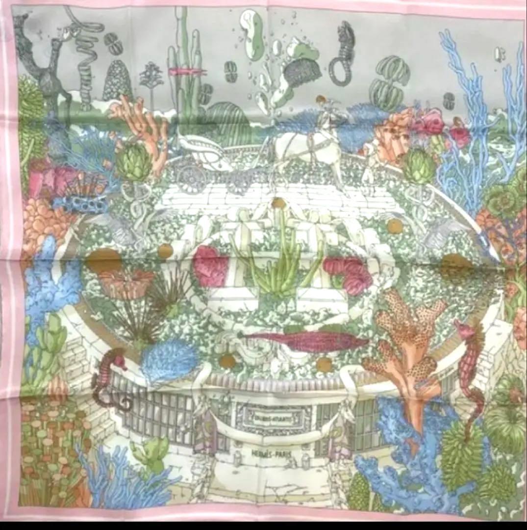 HERMES エルメススカーフ　カレ70 エクスリプリス•アトランティス