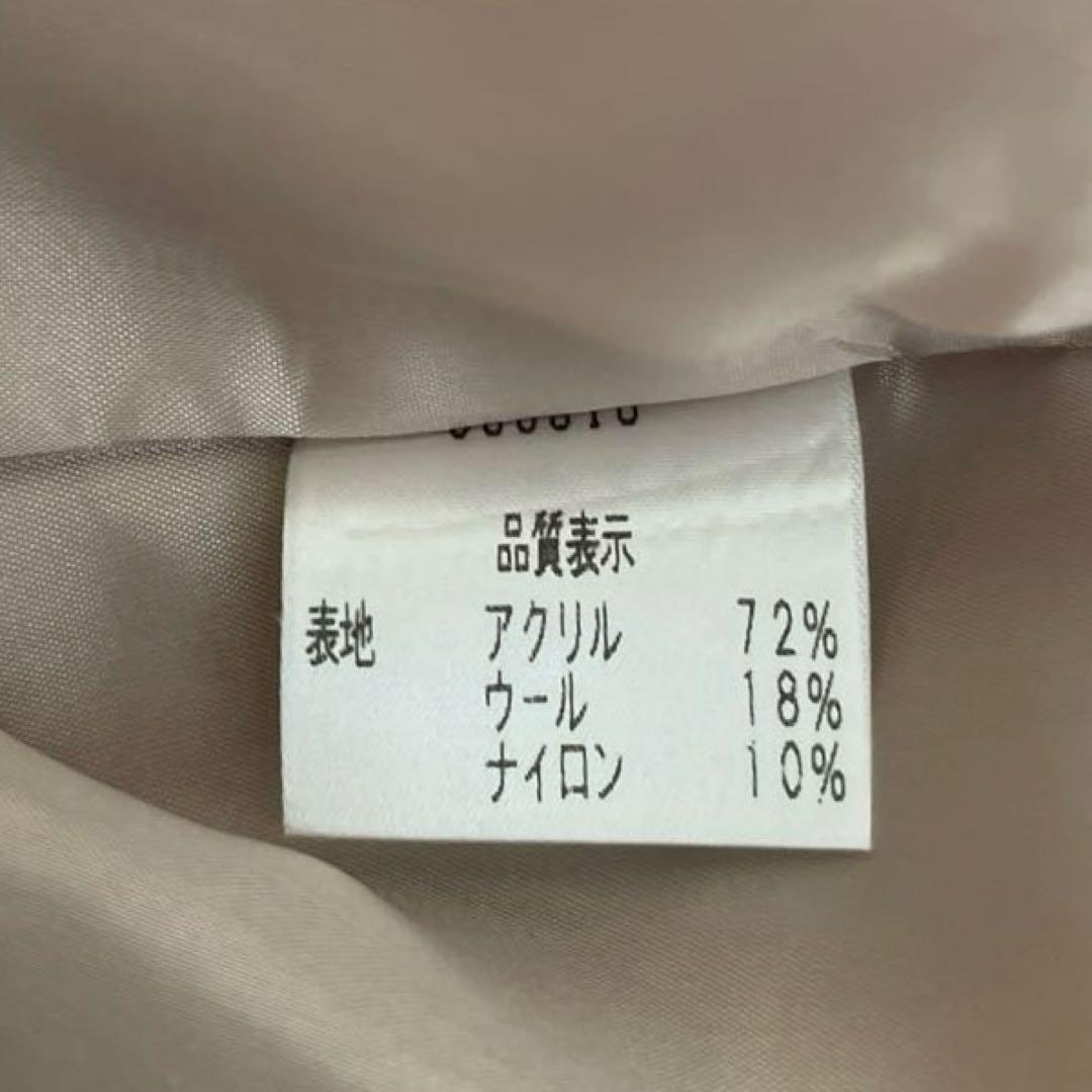 裸衣夢♡花柄レース装飾ベージュワンピース