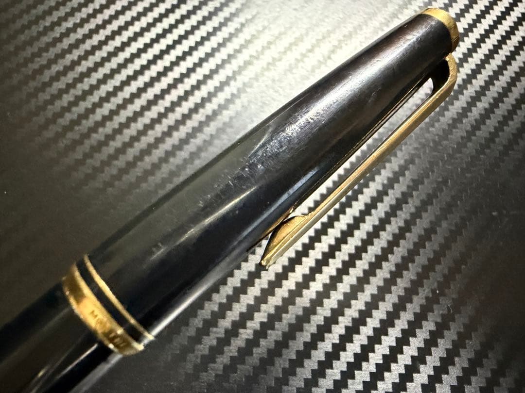 美品 モンブラン No.221 ブラック EF 極細字 万年筆