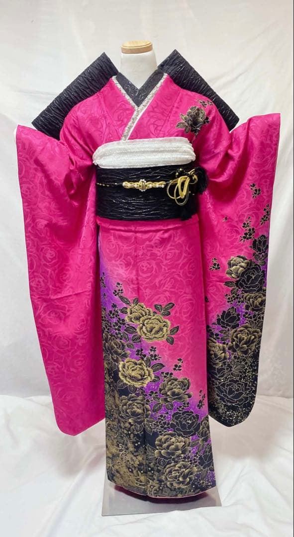 振袖 振袖フルセット 正絹 成人式　振袖7点セット