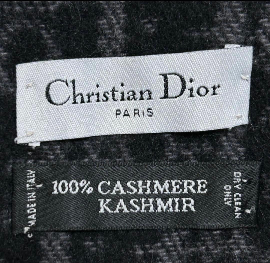 Christian Dior カシミヤ マフラー ブラック