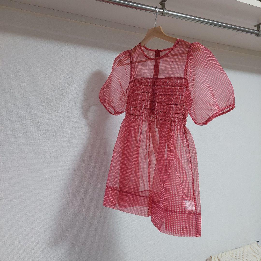 【なみ】poppy あさぎーにょ パフスリーブチュニック スカート