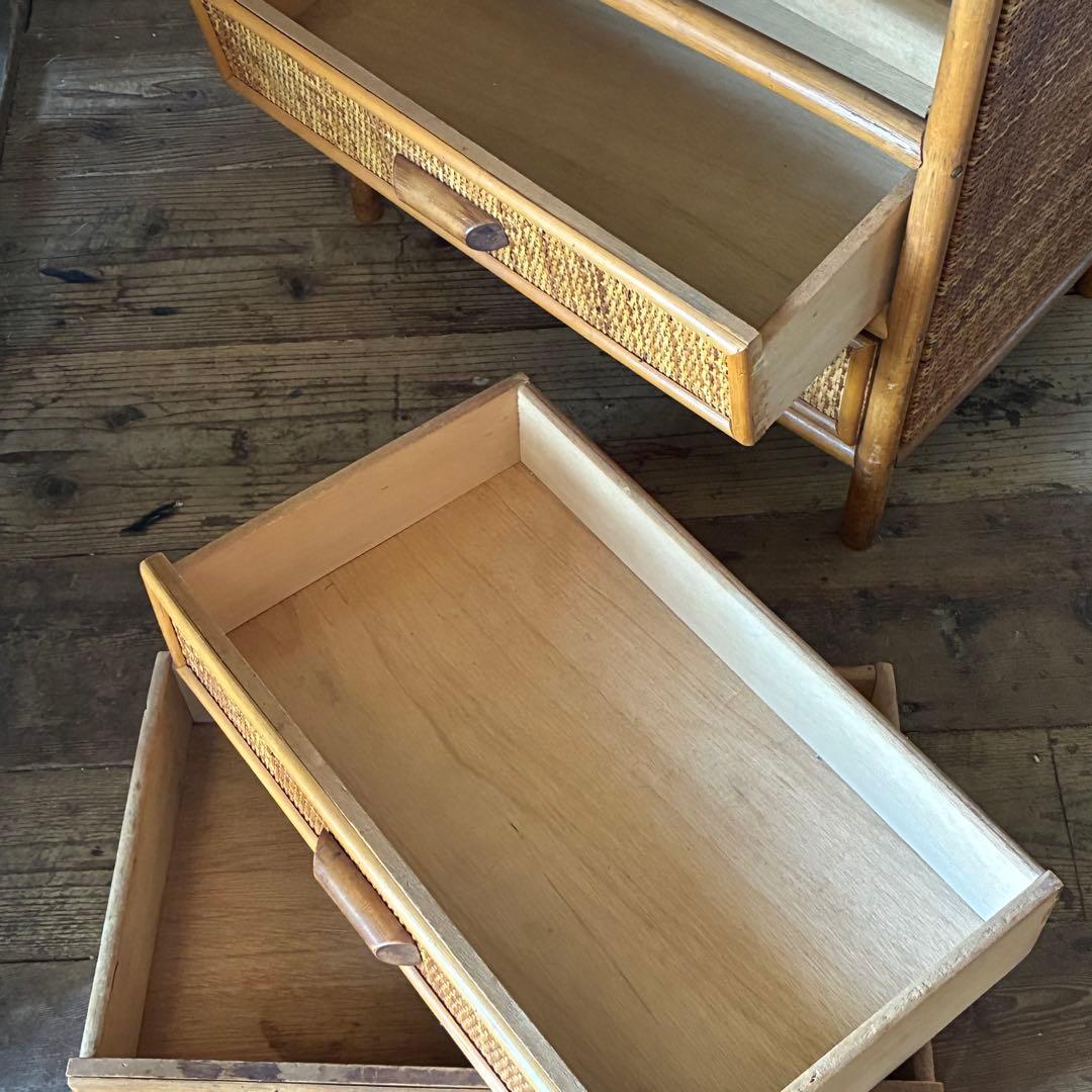 ヴィンテージラタン チェスト 引き出し 収納