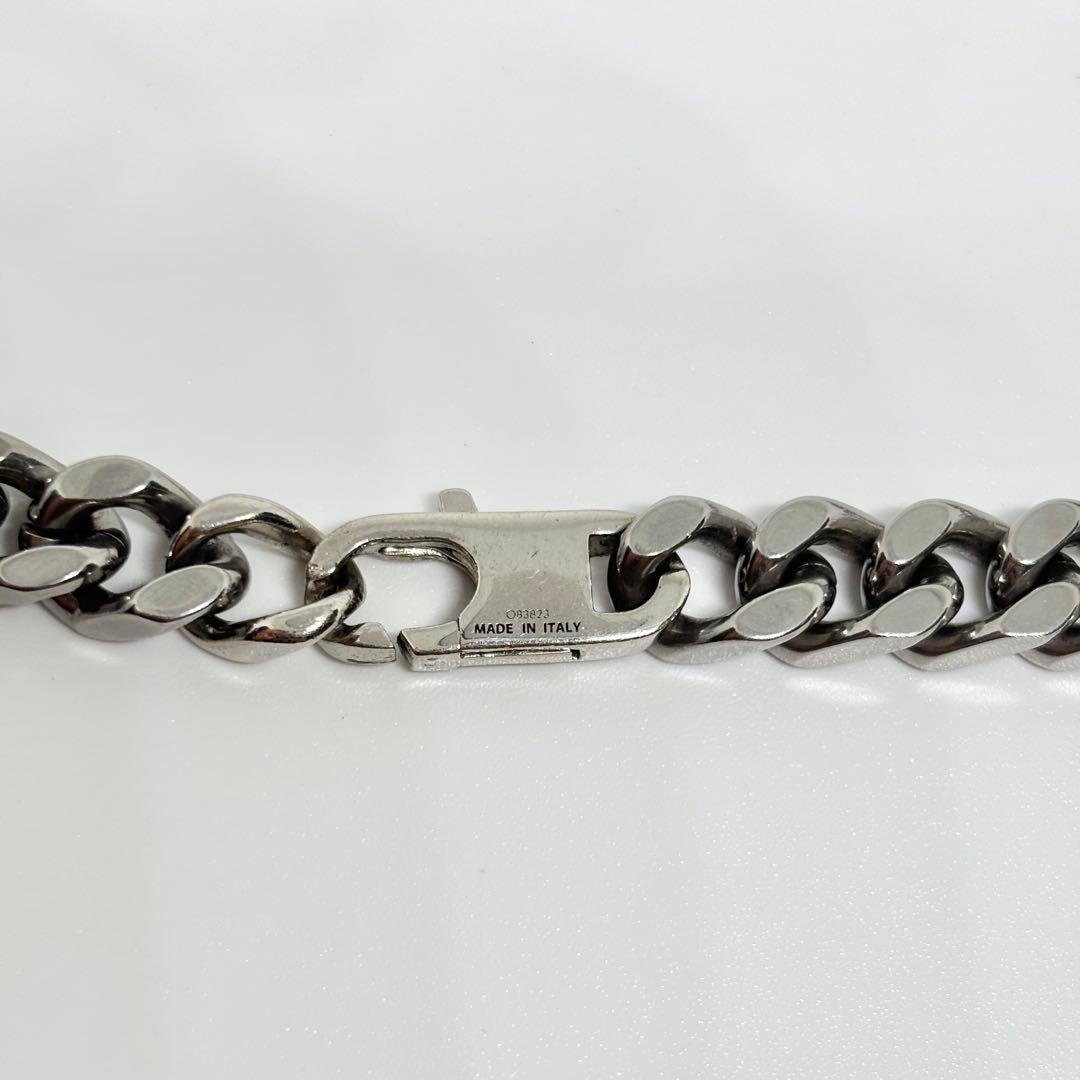 A273 FENDI フェンディ　バゲット　チェーン　ネックレス　シルバー