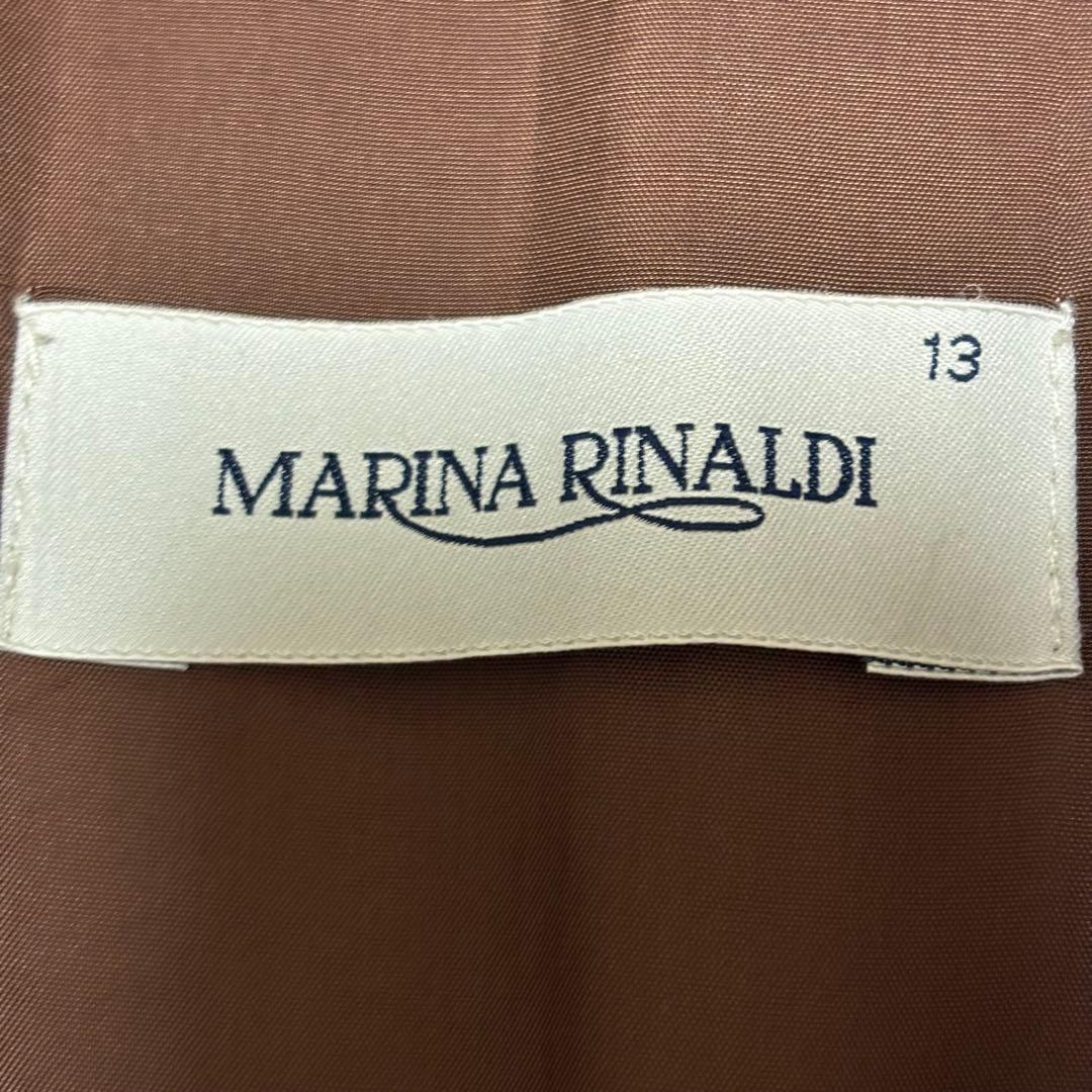【極美品】MARINA RINALDI カシミヤ ウール チェスターコート 13