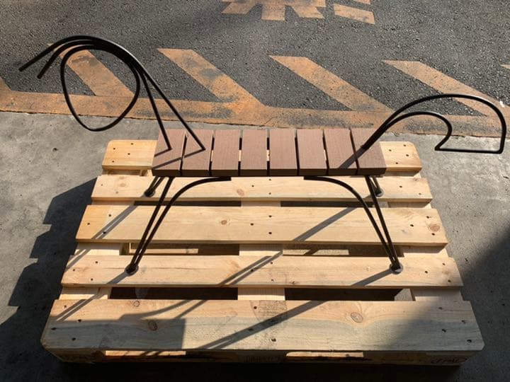 ポニー形　ベンチ 値下げ中