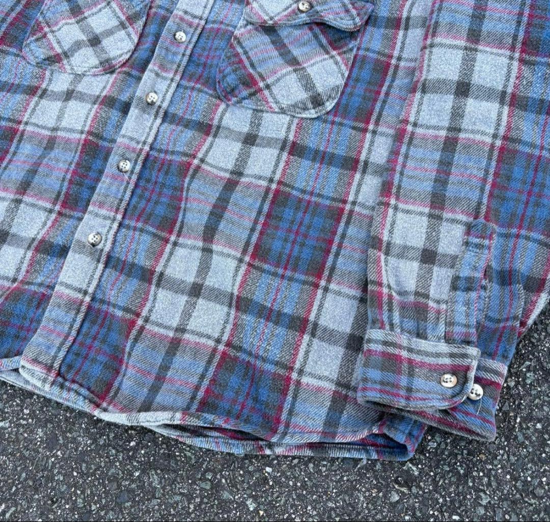 好配色 80s マイティーマック vtg ネルシャツ ビッグマック