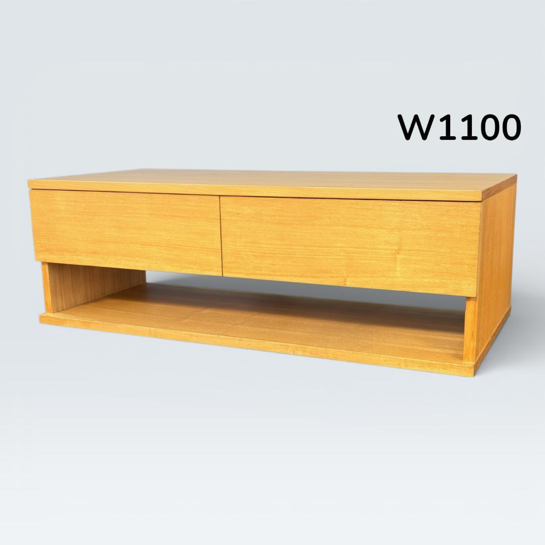 北欧風 天然木 テレビ台 幅110cm ナチュラル【送料込】