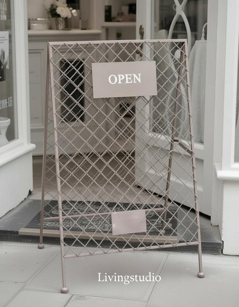 ブロア メッシュサインボード コベントガーデン シャビー アイアン US-48