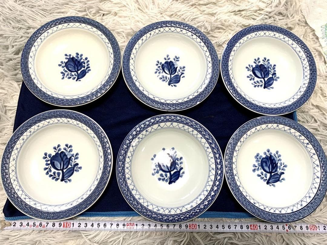 ロイヤルコペンハーゲン⑥｜サラダプレート 6枚セット