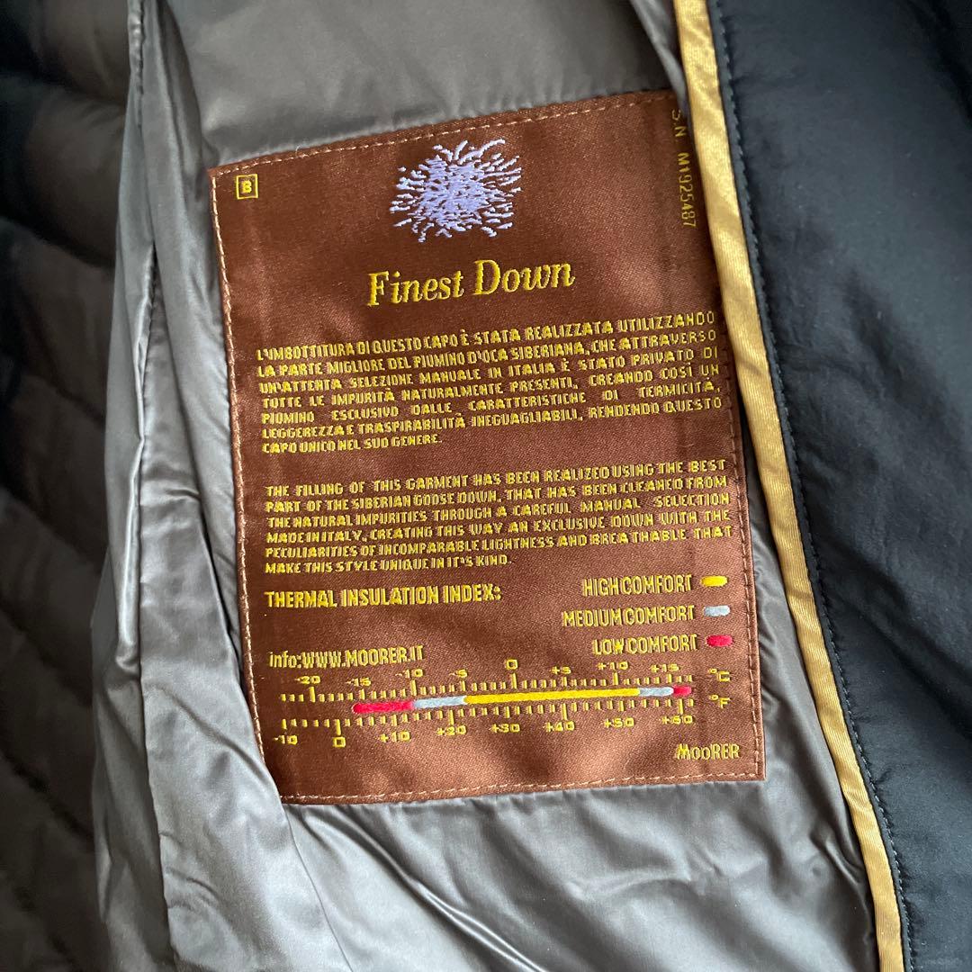 ムーレー　MooRER レディース44　ファー付ダウンジャケット　値下げ❗️