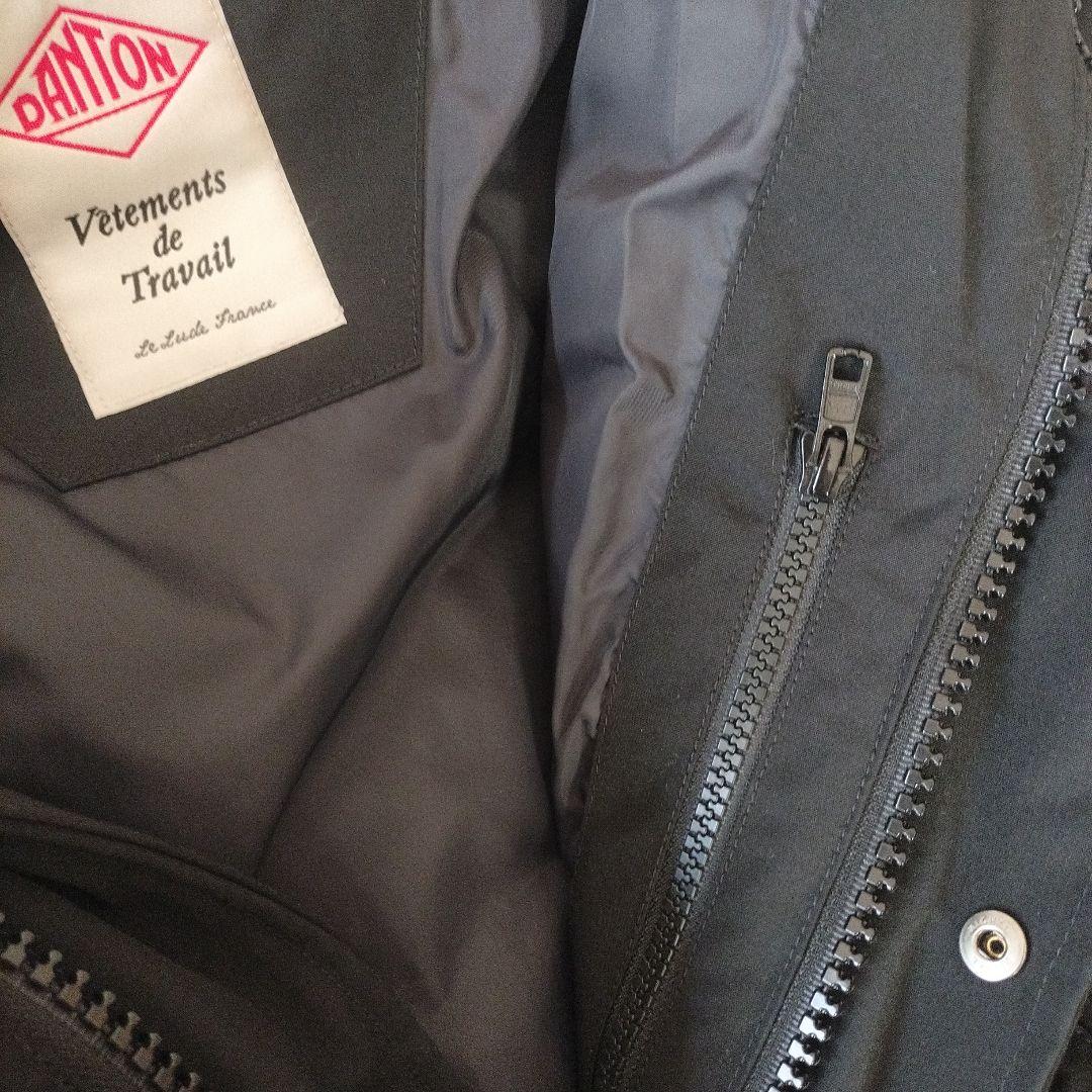 ★美品★DANTON ダントン ショート ダウン ジャケット レ ブラック S