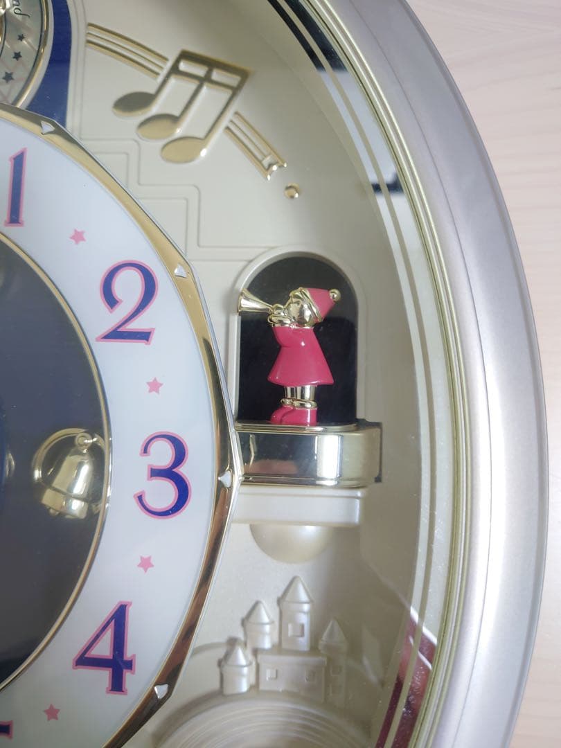 【美品】SEIKO からくり時計 電波時計 ウェーブシンフォニークリスマスソング