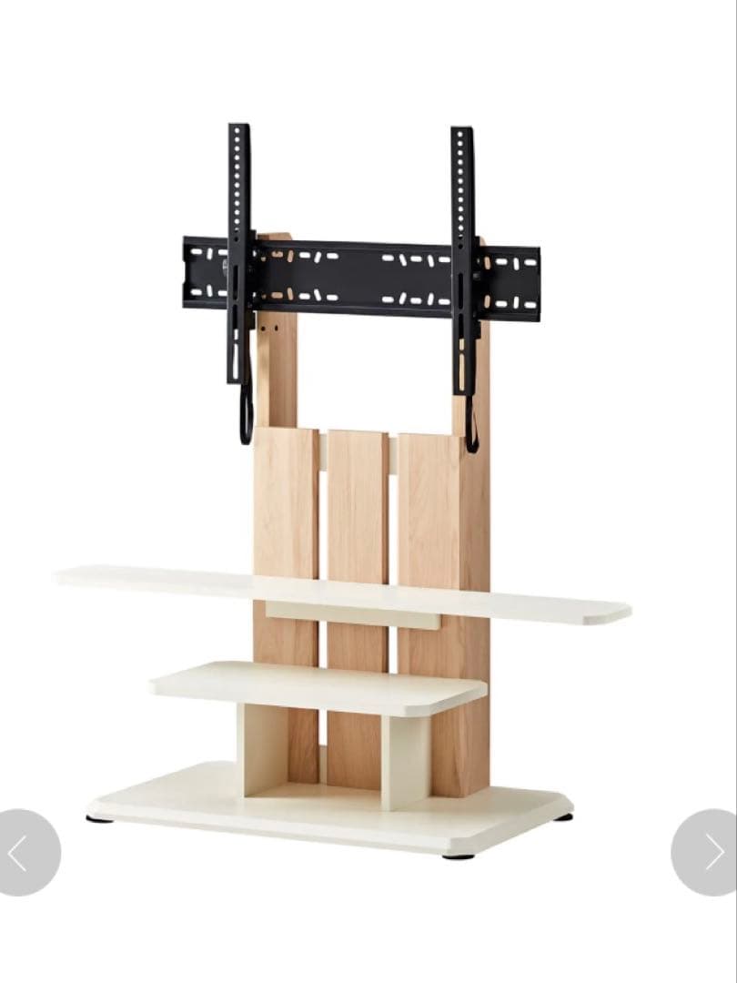 新品未開封 正規品 朝日木材加工 壁寄せテレビスタンド WS-C690-NA