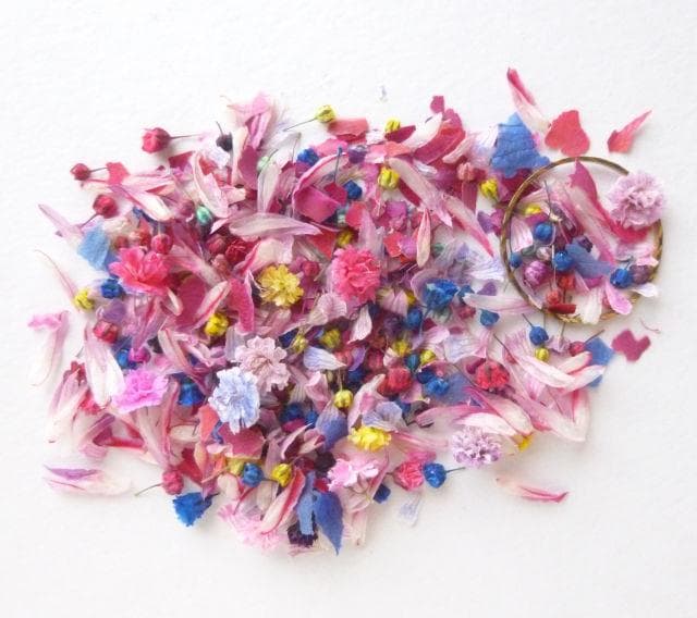 引越し処分様◆【ドライフラワー】花びらつぼみ mix（725 レジン パーツ）