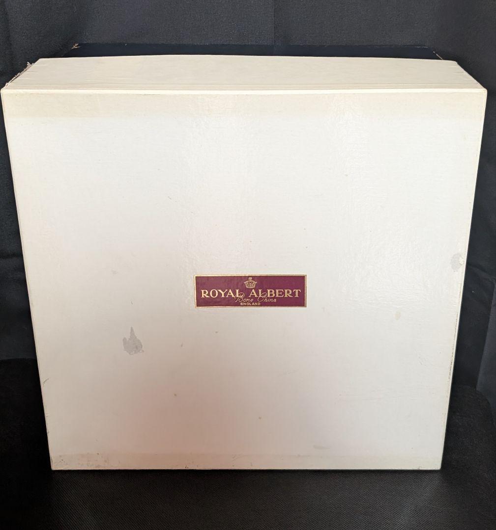 美品　ロイヤルアルバート オールドカントリーローズ ケーキプレート＆ガラスドーム