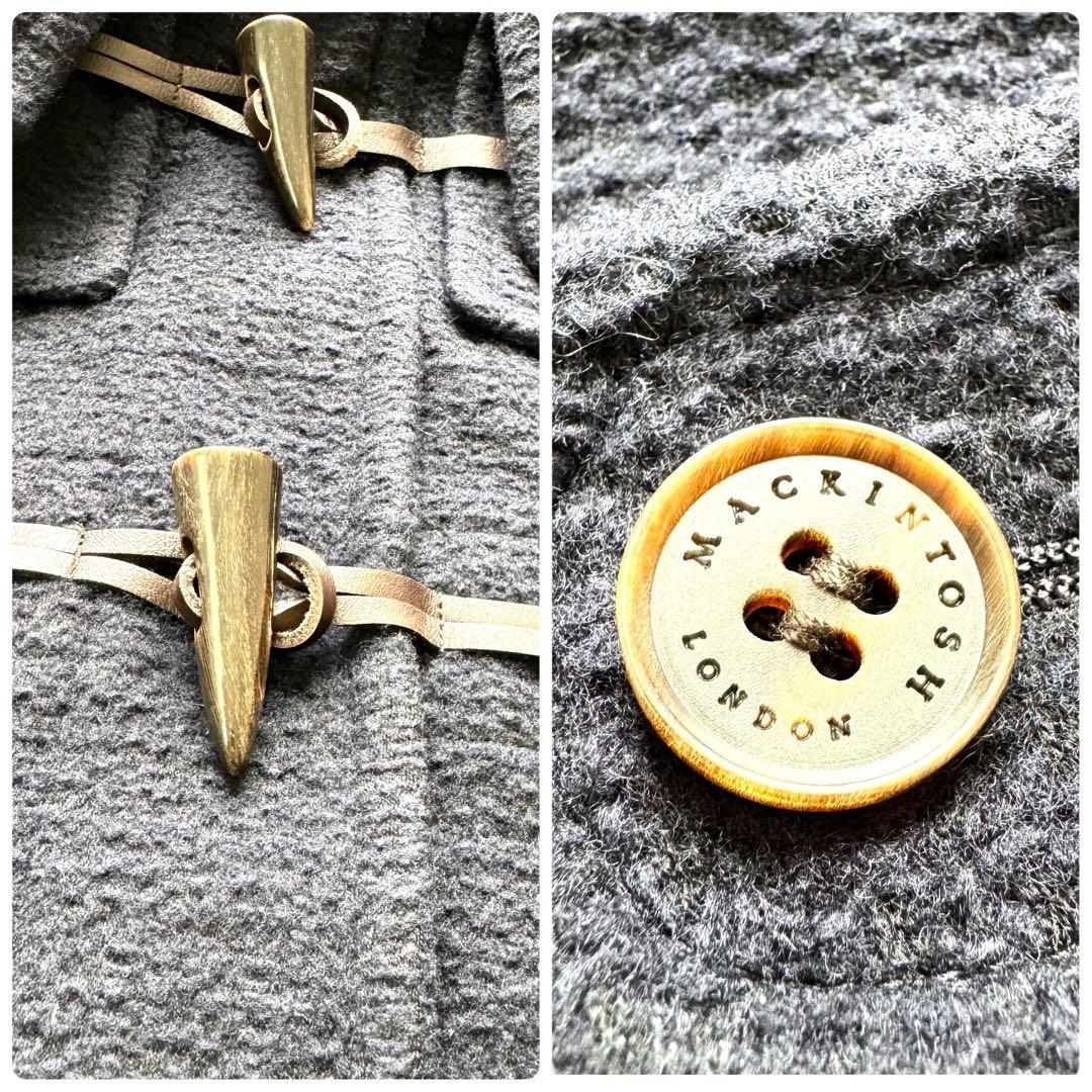 マッキントッシュ ロンドン ダッフルコート トグル 現行 ネイビー 大きいサイズ