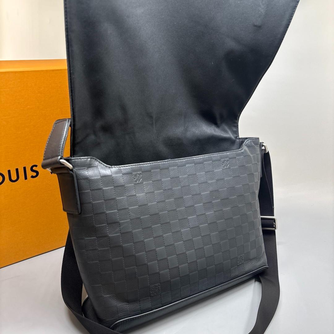 超極美品/IC ルイヴィトン ダミエアンフィニ ディストリクト ショルダーバッグ