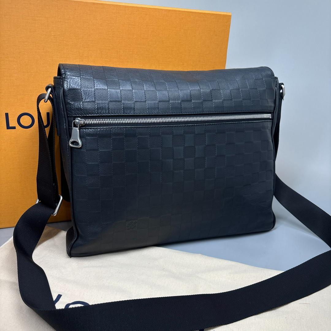 超極美品/IC ルイヴィトン ダミエアンフィニ ディストリクト ショルダーバッグ