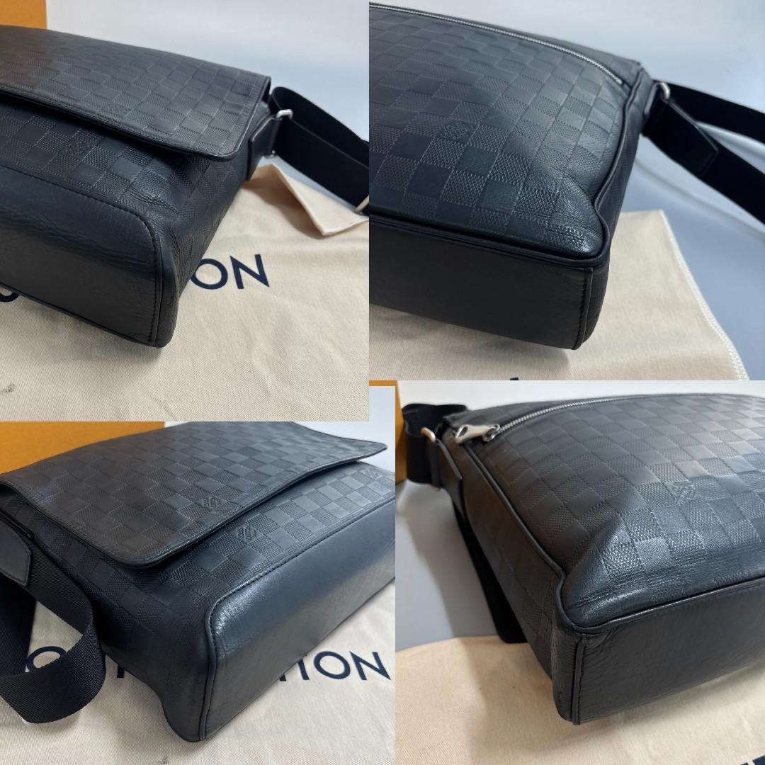 超極美品/IC ルイヴィトン ダミエアンフィニ ディストリクト ショルダーバッグ