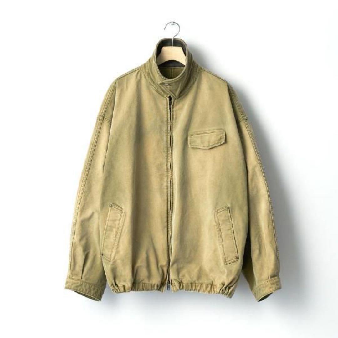 ジャケット・アウター stein SULFUR DYED WHIP CORD VINTAGE ZIP