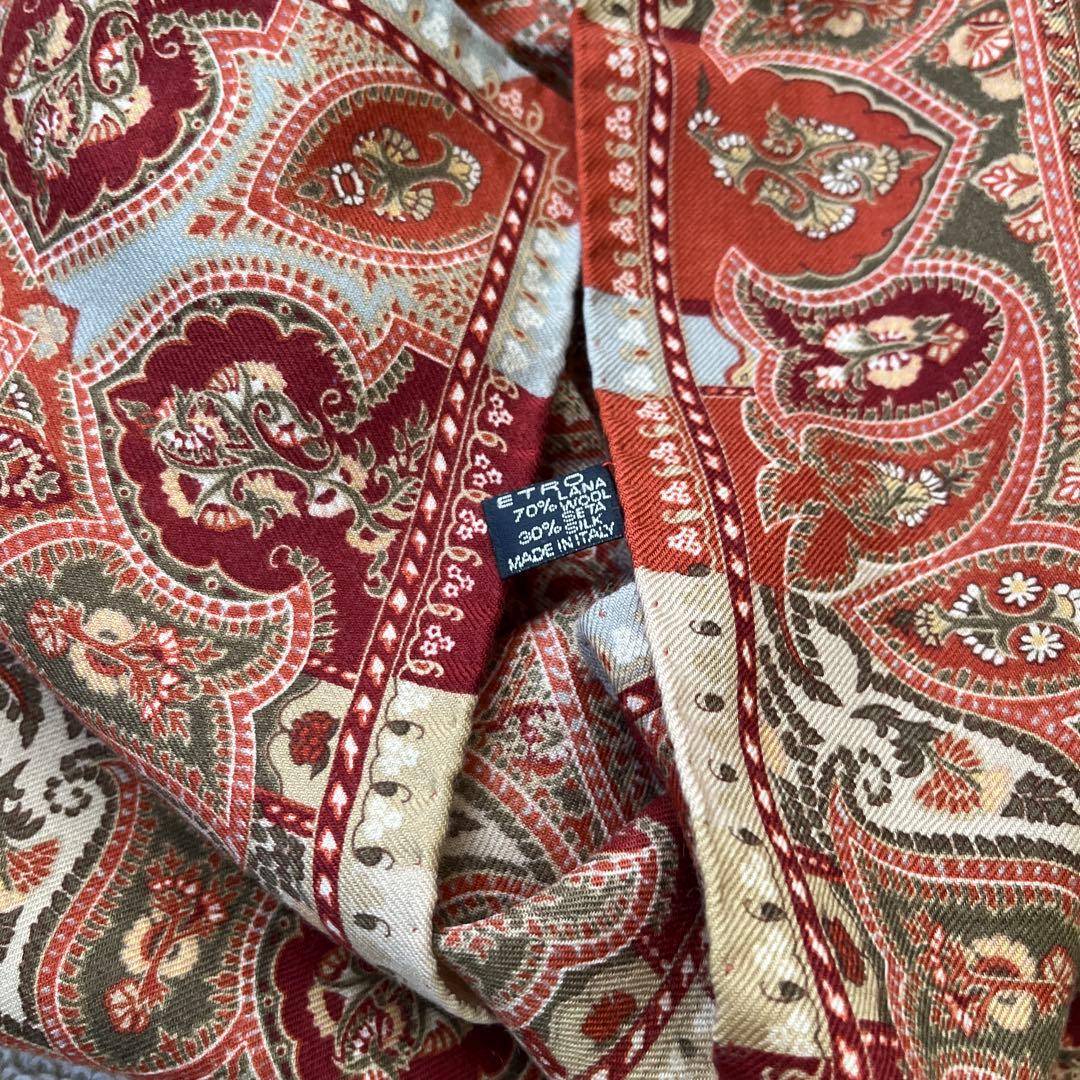 ★お値下げ★ ETRO エトロ 大判ショール　 正方形