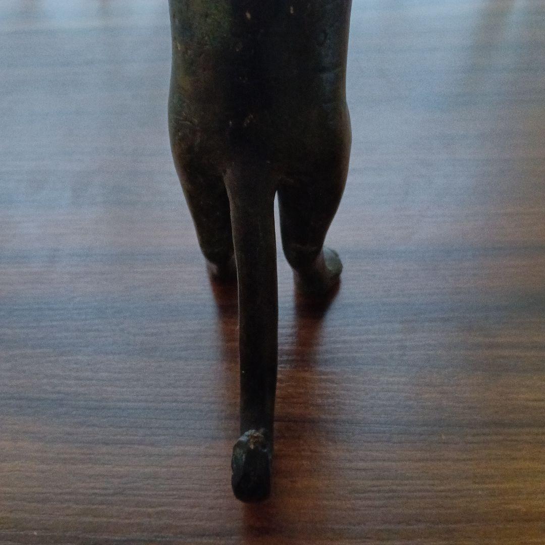 猫　金属　置物　トレー　レトロ　アンティーク