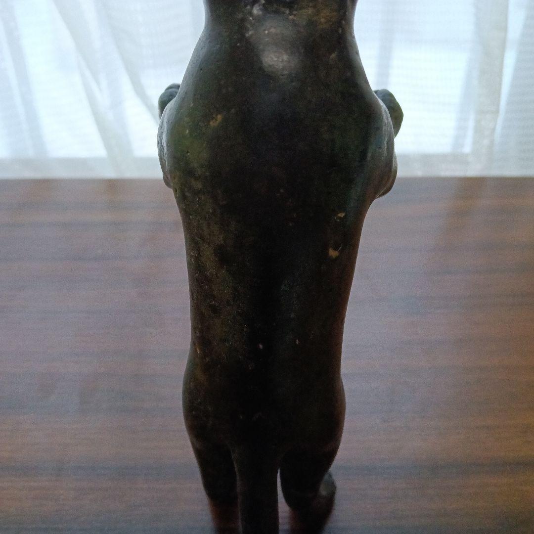 猫　金属　置物　トレー　レトロ　アンティーク