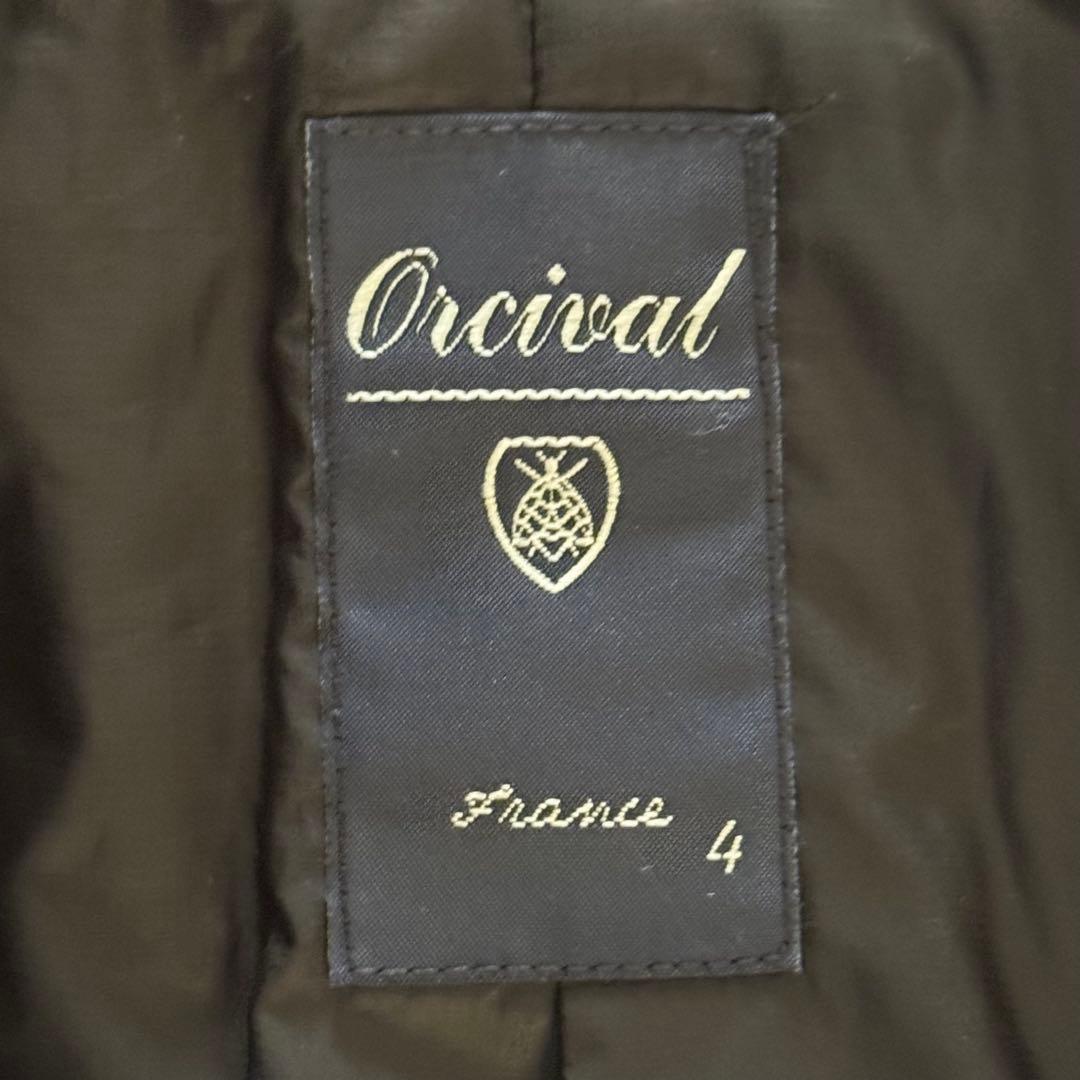 ORCIVAL オーシバル ナイロンタフタ フーテッドコート ネイビー サイズ4