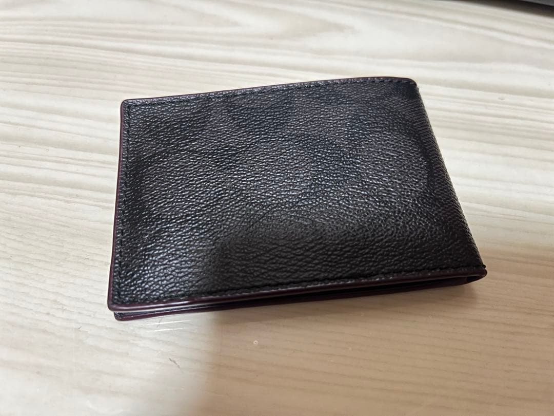 COACH ブラック 二つ折り財布 カードケース キーリングー3点セット