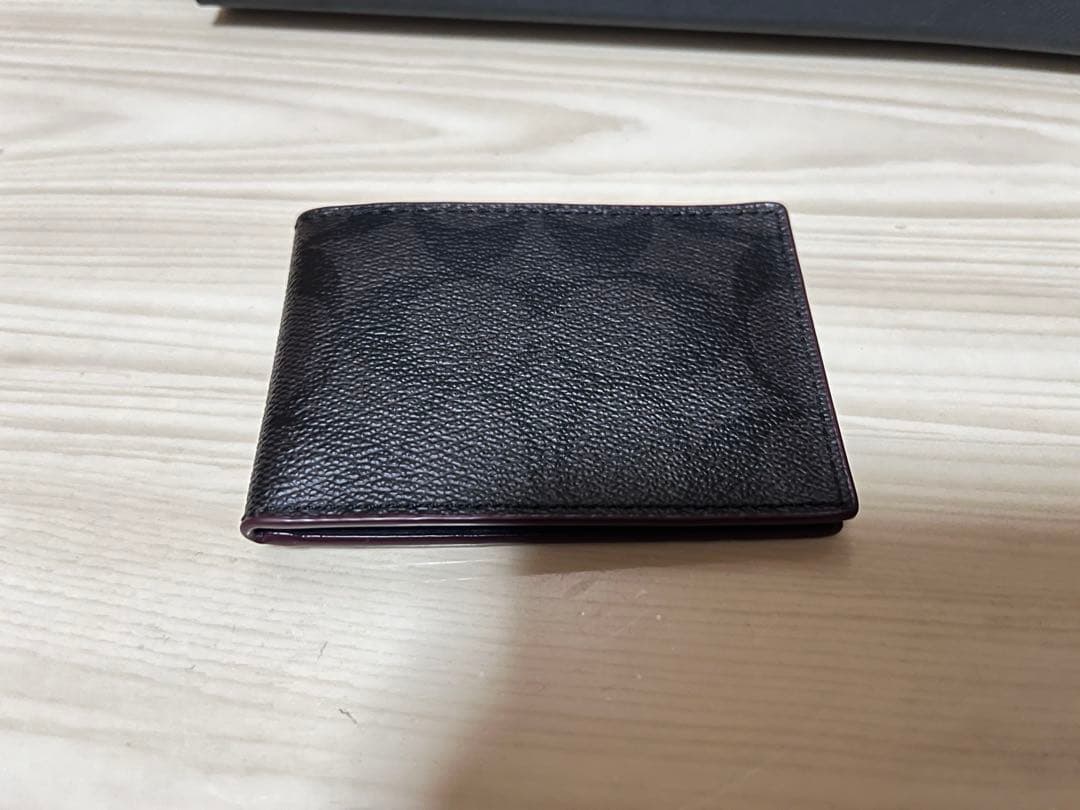 COACH ブラック 二つ折り財布 カードケース キーリングー3点セット