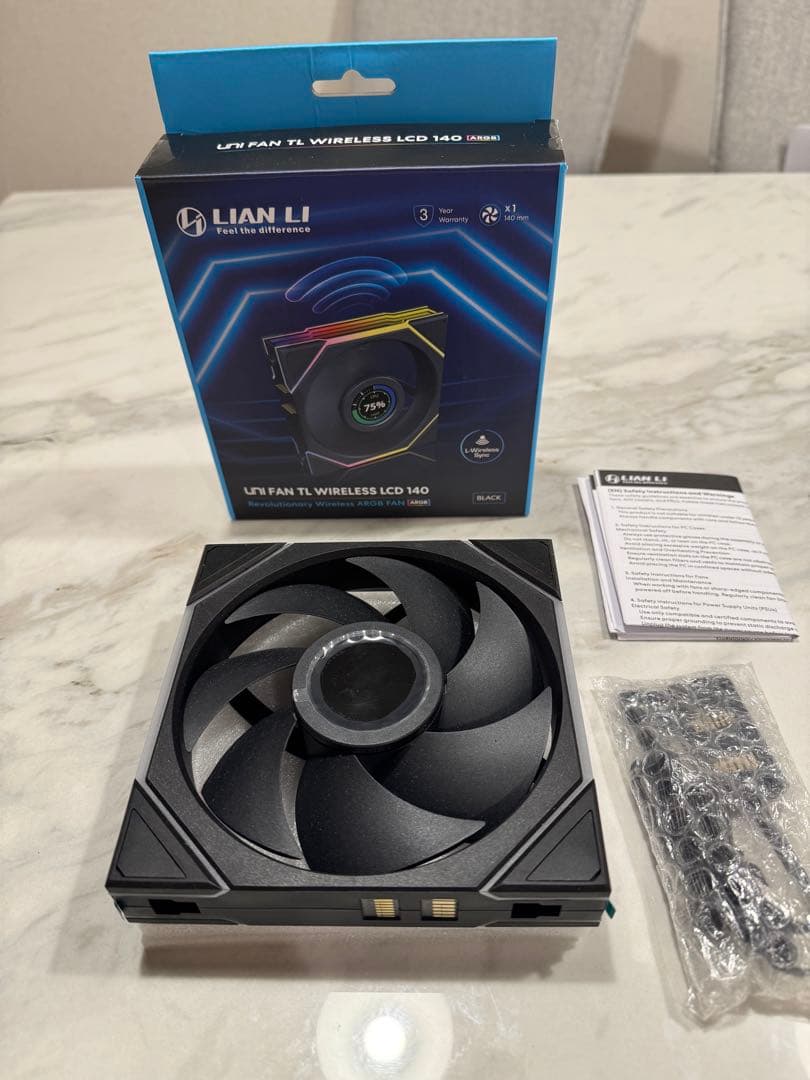 PC用ファン・クーラー Lian Li TL WIRELESS LCD140+ L-Wireless